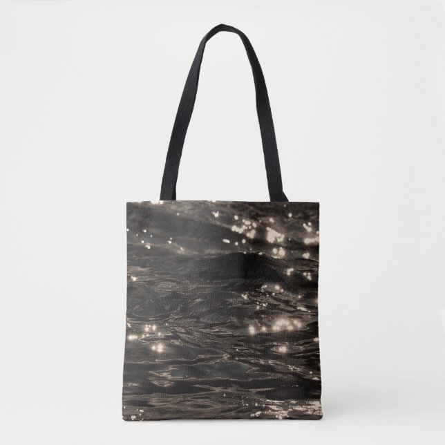Bolso De Tela Tote de agua oscura (Anverso)