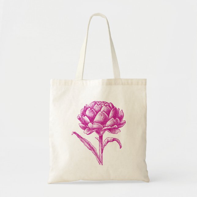 Bolso De Tela Tote de alcachofa (Frente)