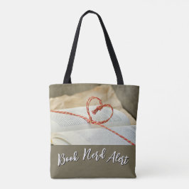 Bolso De Tela Tote de Alerta de Friki de Libros
