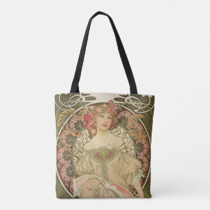 Bolso De Tela Tote de Alfonso Mucha
