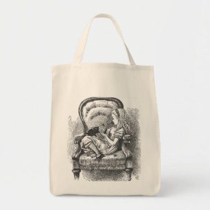 Bolso De Tela Tote de Alicia y del gato