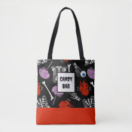 Bolso De Tela Tote de Allover Halloween personalizado