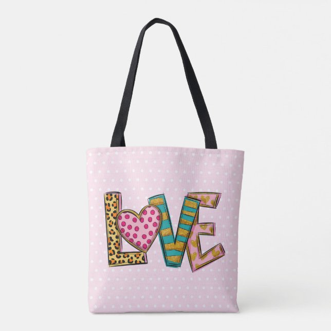 Bolso De Tela Tote de amor (Reverso)