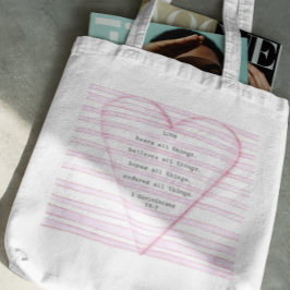 Bolso De Tela Tote de amor