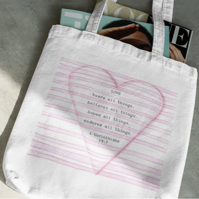 Bolso De Tela Tote de amor (Subido por el creador)