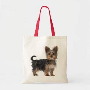 Bolso De Tela Tote de amor al perro de Yorkshire Terrier