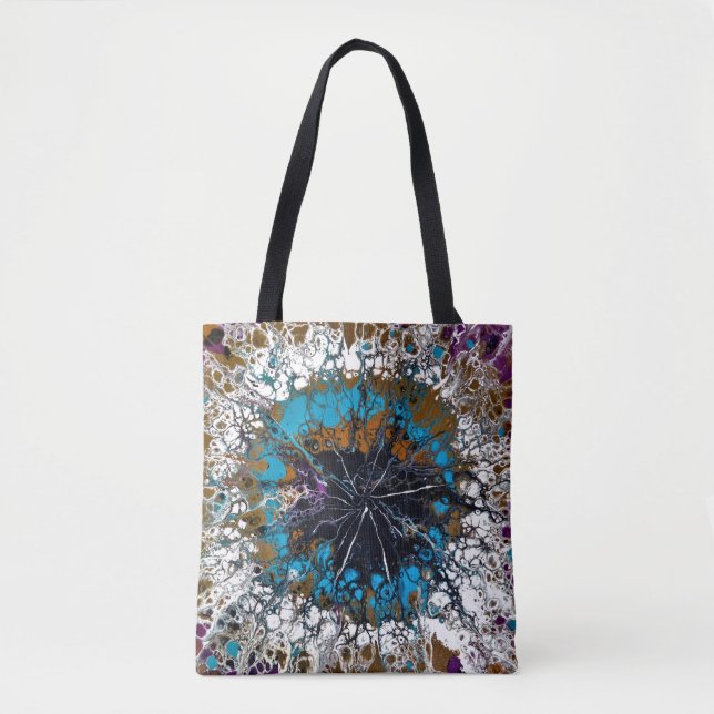 Bolso De Tela "Tote de Anenome del mar" (Anverso)