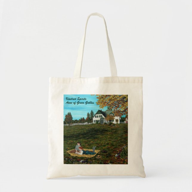 Bolso De Tela Tote de Anne of Green Gables "Kindred Spirits" (Frente)