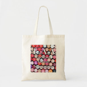 Bolso De Tela "Tote de Annonymous de los adictos a LipSense"