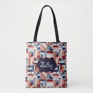 Bolso De Tela Tote de aplastamiento