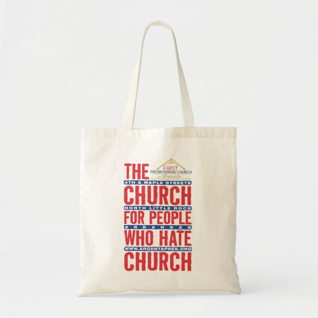 Bolso De Tela Tote de Argenta Pres (Frente)