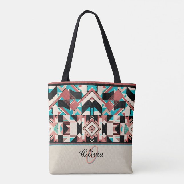 Bolso De Tela Tote de armonía fracturada (Reverso)