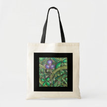 Tote de arte - Arte de flores silvestres