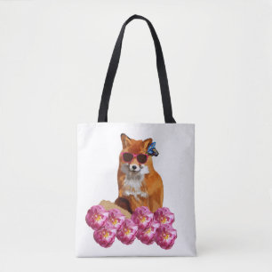 Bolso De Tela Tote de arte de Fox en todo el mundo