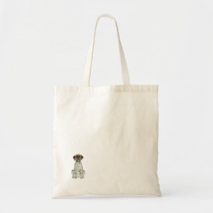 Bolso De Tela Tote de Arte de Perro de Griffon con cable WPG