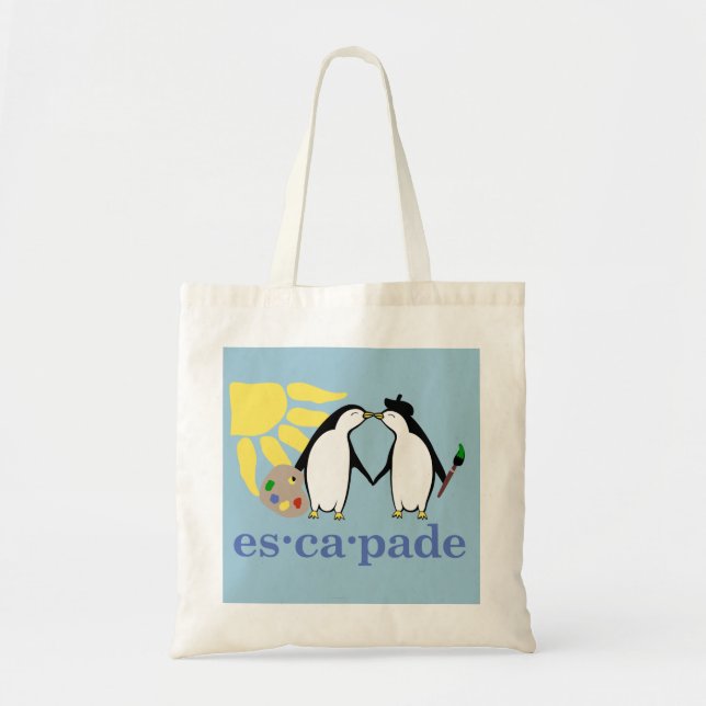 Bolso De Tela Tote de arte Escapade (Frente)