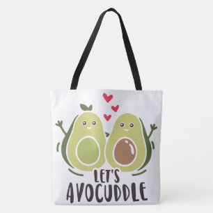 Bolso De Tela Tote de Avocuddle/Piel de serpiente
