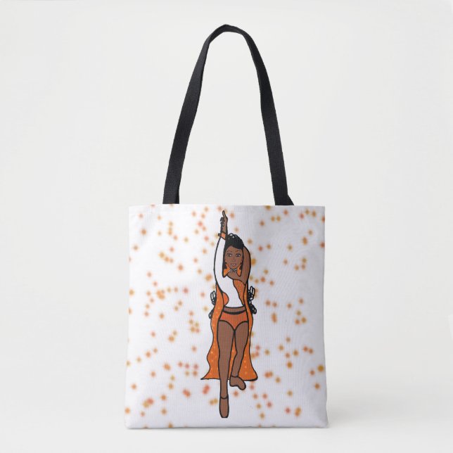 Bolso De Tela Tote de bailarín Naranja Spark 2 (Anverso)