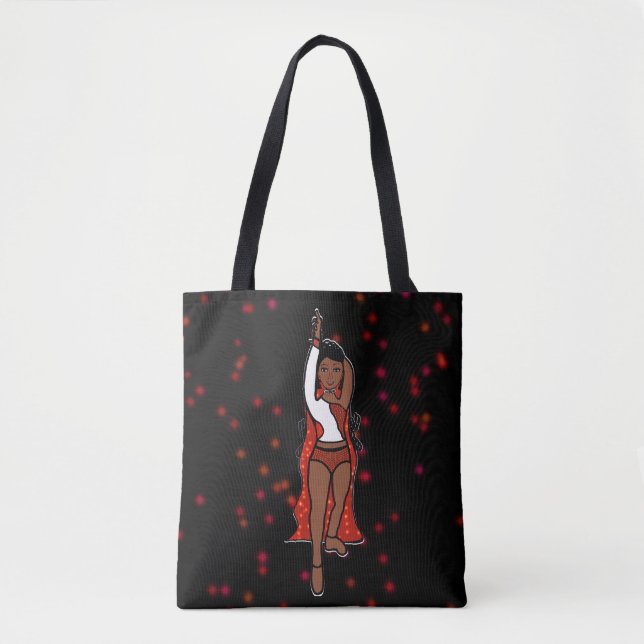 Bolso De Tela Tote de bailarín Red Spark (Anverso)