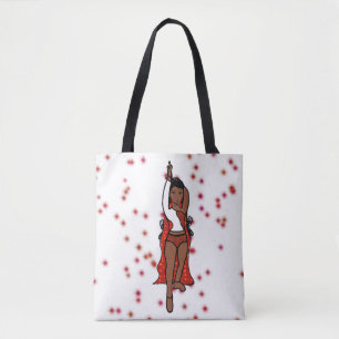 Bolso De Tela Tote de bailarina Red Spark 2