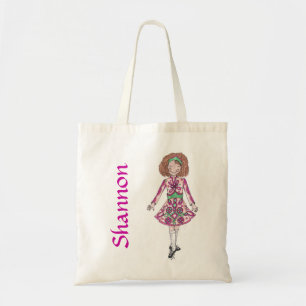 Bolso De Tela Tote de bailarina rosa Peppermint Irish