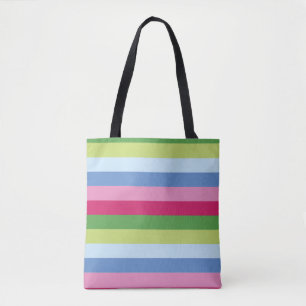 Bolso De Tela Tote de banda brillante
