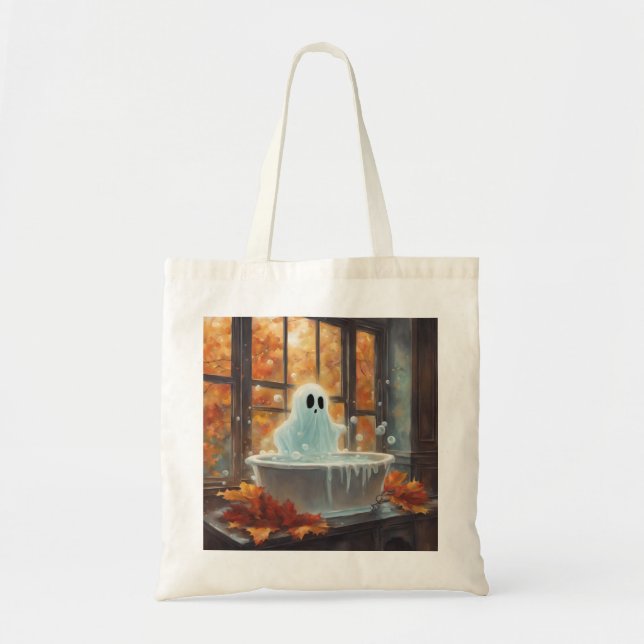 Bolso De Tela Tote de baño espectral (Frente)