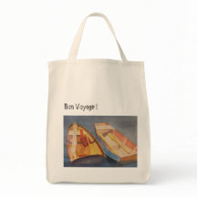 Tote de barca de fila ' Bon Voyage"