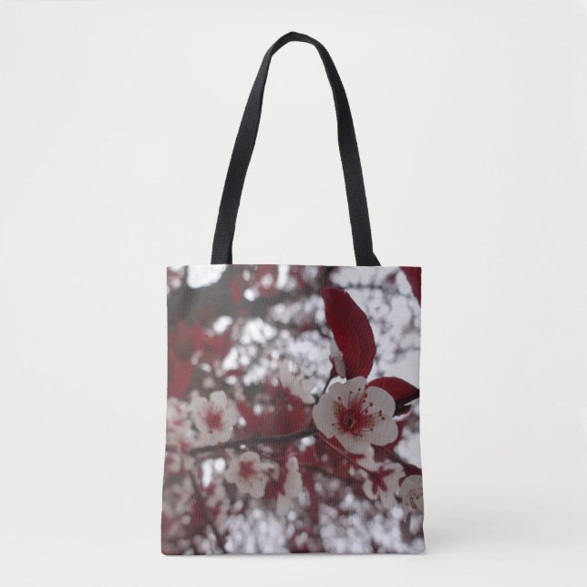 Bolso De Tela Tote de belleza Crimson (Anverso)