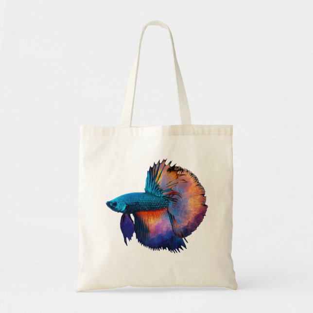 Bolso De Tela Tote de Betta de la galaxia (Frente)