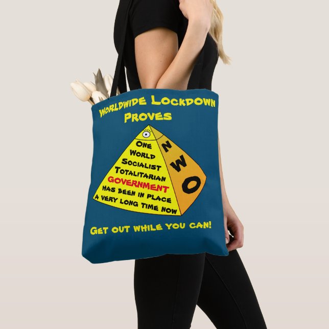 Bolso De Tela Tote de bloqueo global (Detalle)