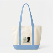 tote de bolsillo de lienzo 'Ice Time'