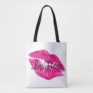 Bolso De Tela Tote de Boss del labio