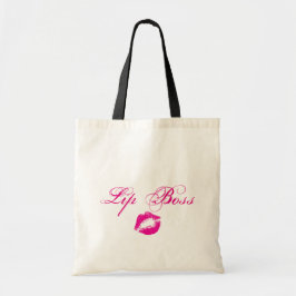 Bolso De Tela Tote de Boss del labio