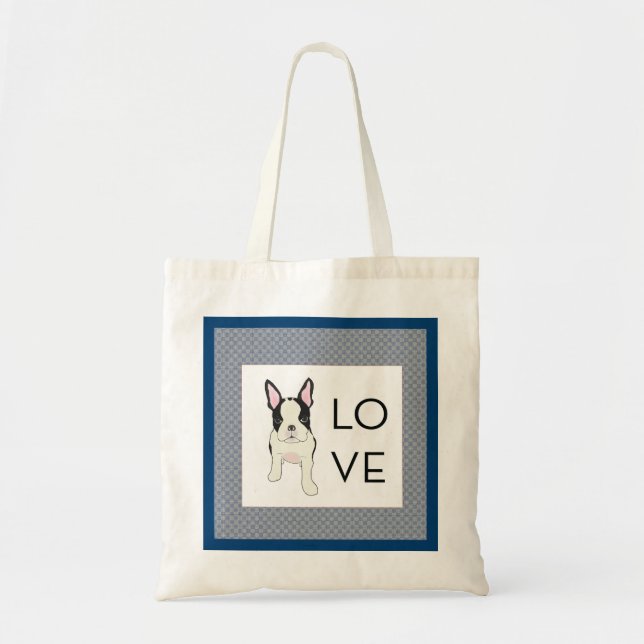 Bolso De Tela Tote de Bostie - AMOR (Frente)