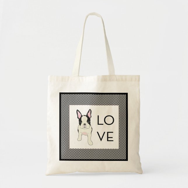 Bolso De Tela Tote de Bostie - AMOR (Frente)