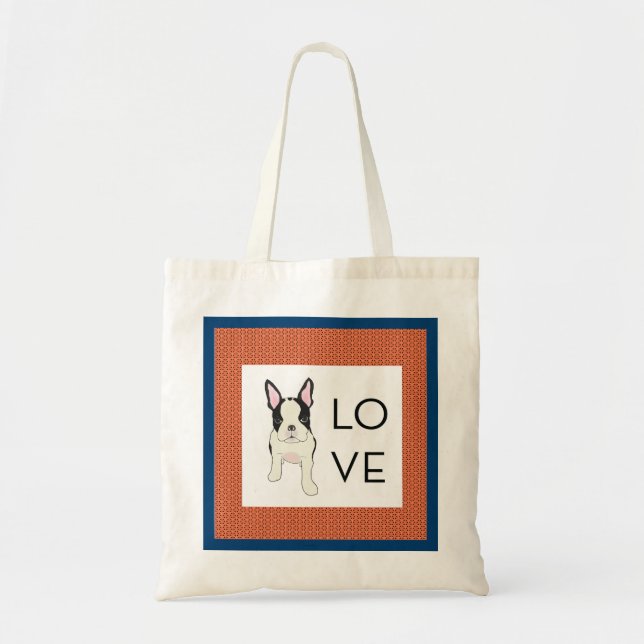 Bolso De Tela Tote de Bostie - AMOR (Frente)