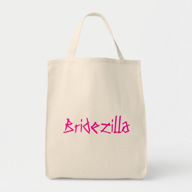 Bolso De Tela Tote de Bridezilla (Frente)