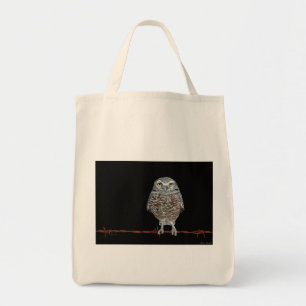 Bolso De Tela Tote de Búho de Burrowing