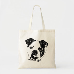 Bolso De Tela Tote de Bulldog de gestión de regalo
