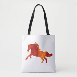 Bolso De Tela Tote de Caballo de Llama