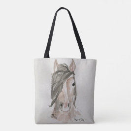 Bolso De Tela Tote de caballos