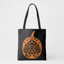 Bolso De Tela Tote de calabaza