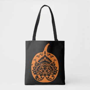 Bolso De Tela Tote de calabaza