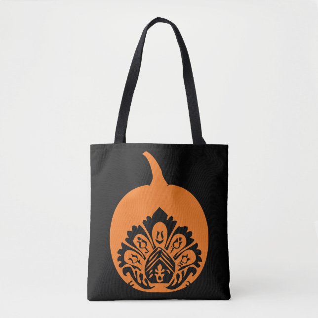 Bolso De Tela Tote de calabaza (Anverso)