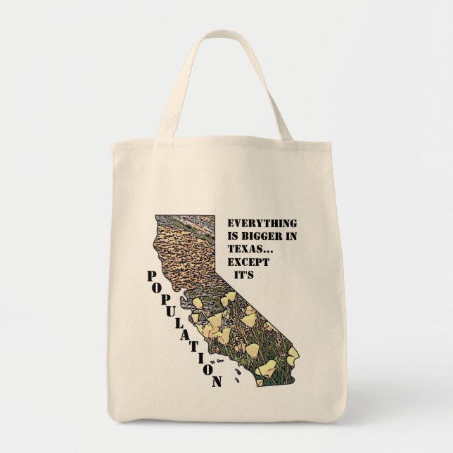 Bolso De Tela Tote de California (Frente)