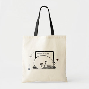 Bolso De Tela Tote de cama para gato portátil (Blue Point Siames