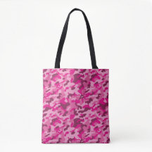 Tote de camuflaje rosado