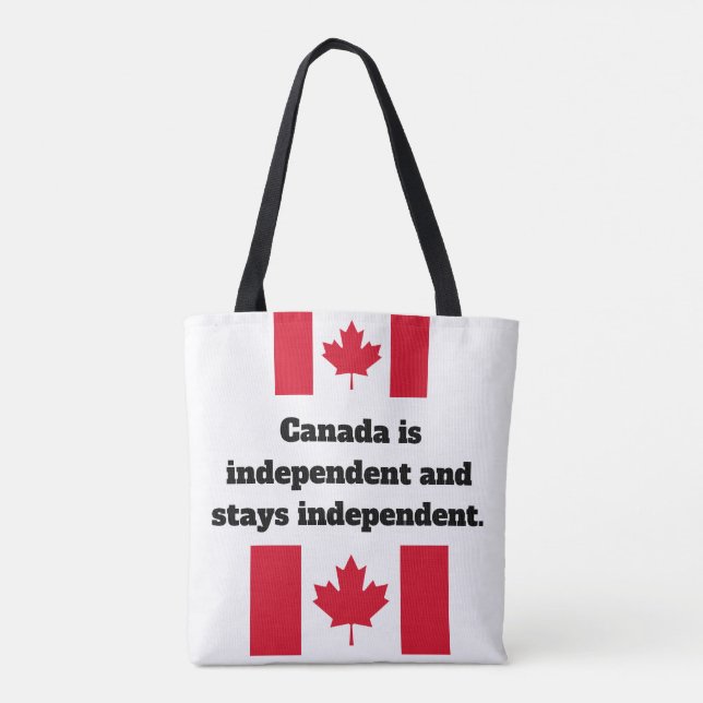 Bolso De Tela Tote de Canadá (Reverso)