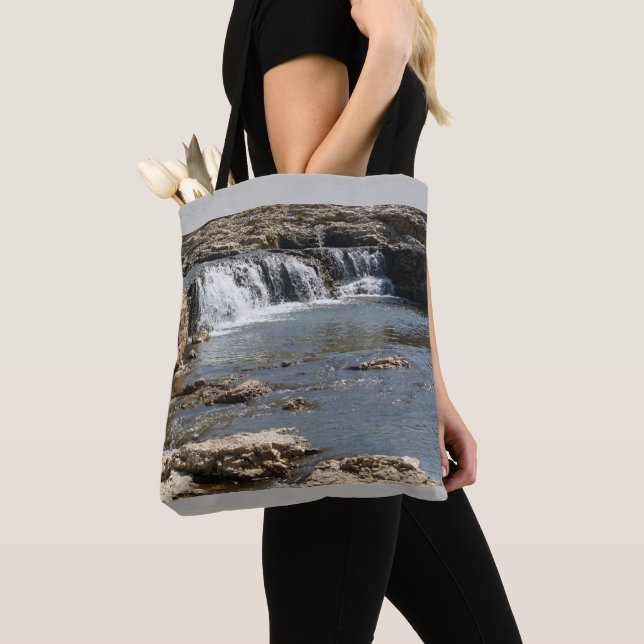 Bolso De Tela Tote de cascada (Detalle)